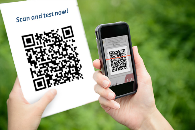 Post your questionnaire online via QR Code